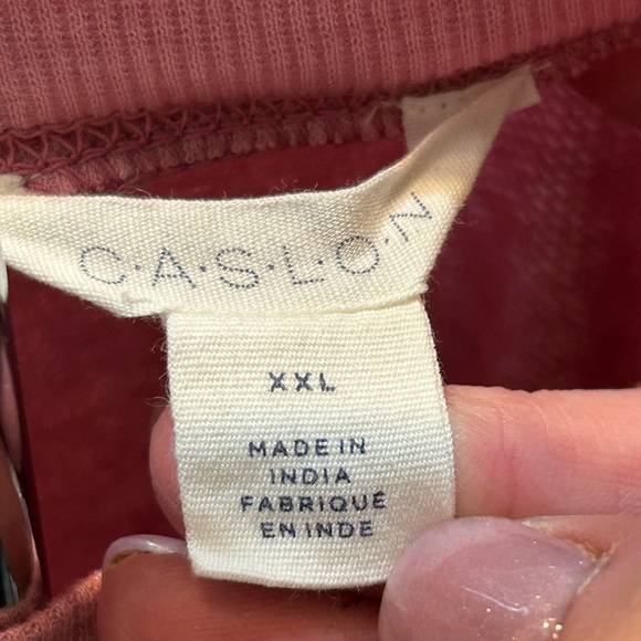 NWOT CASLON LADIES L/S SWEATSHIRT COLOR MAUVE SIZE XXL - Picture 4 of 5